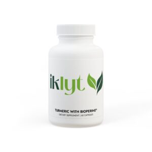 Turmeric with BioPerine® (Black Pepper Fruit Extract) Supplement (60 Capsules)